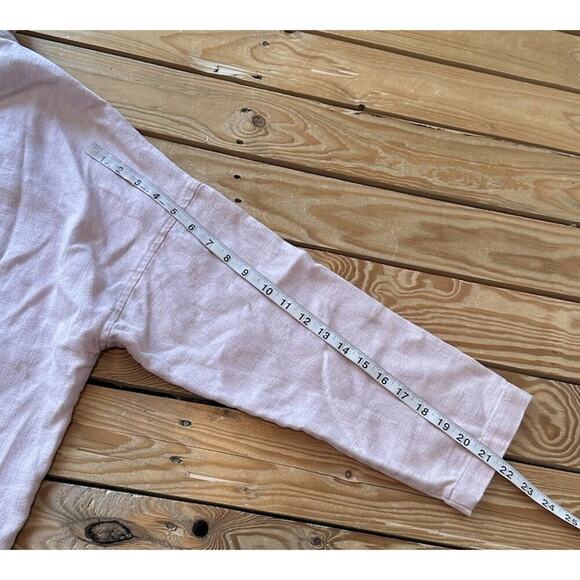 Eileen Fisher Open Front Linen Jacket Size XL Women’s Pink - Picture 7 of 7